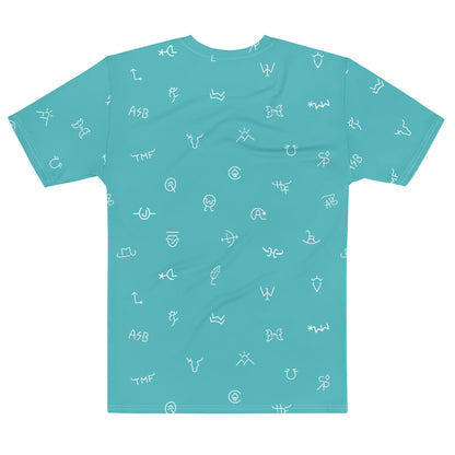 W.I. Turquoise Branded Tee