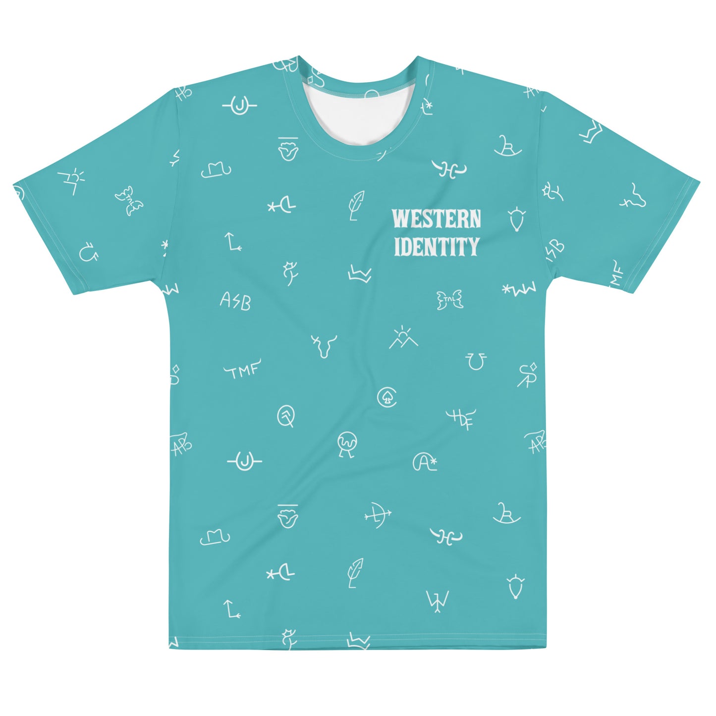 W.I. Turquoise Branded Tee