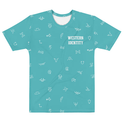 W.I. Turquoise Branded Tee