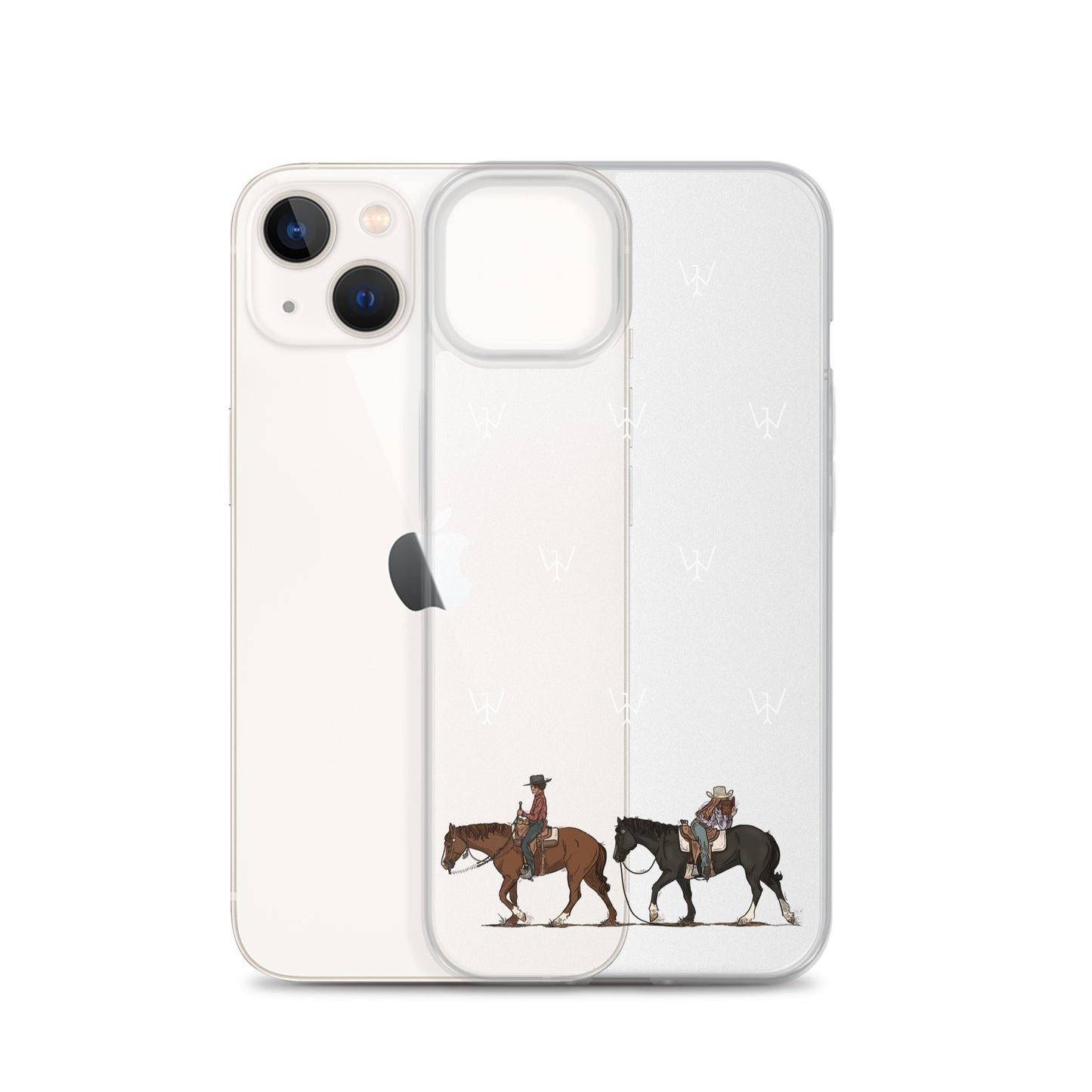 Clear Cowboy Case for iPhone®