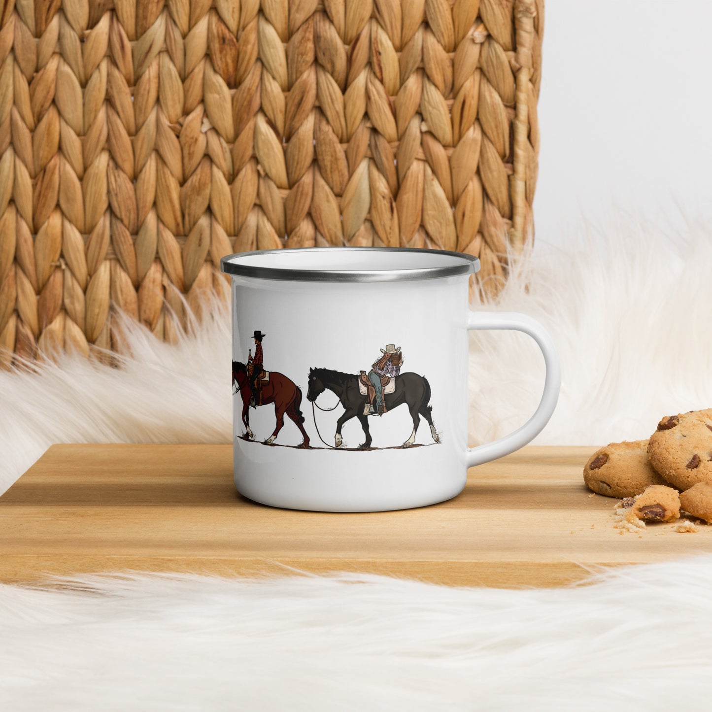 Enamel Ranch Mug