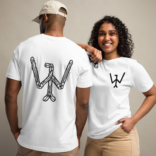 W.I Tie-Dye-Ready Tee (Front and Back Design)