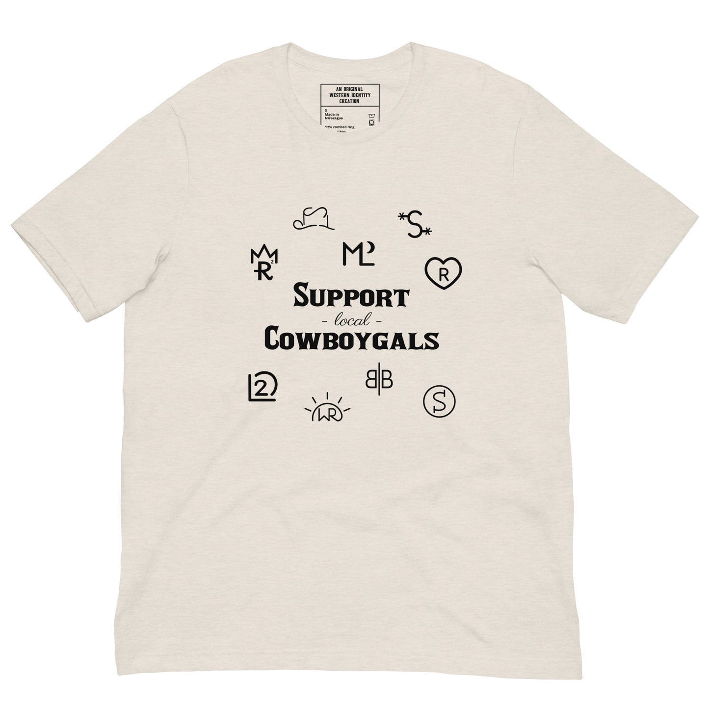 Support Local Cowboygals Bella Tee