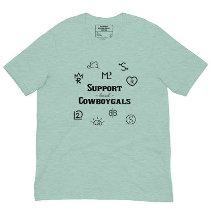 Support Local Cowboygals Bella Tee