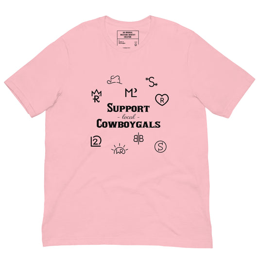 Support Local Cowboygals Bella Tee