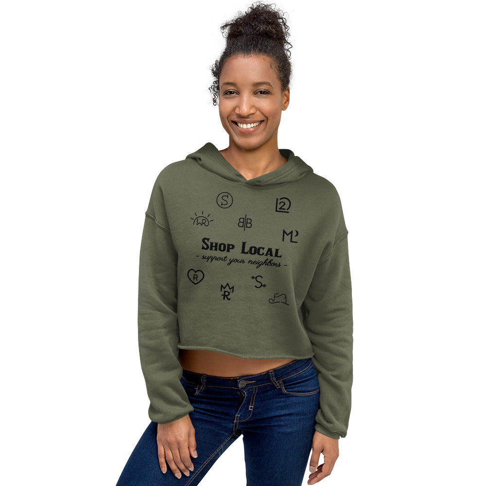 Shop Local Crop Hoodie