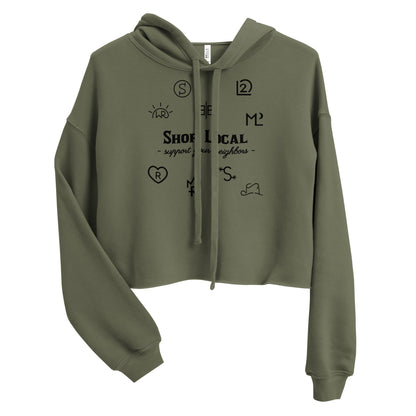 Shop Local Crop Hoodie