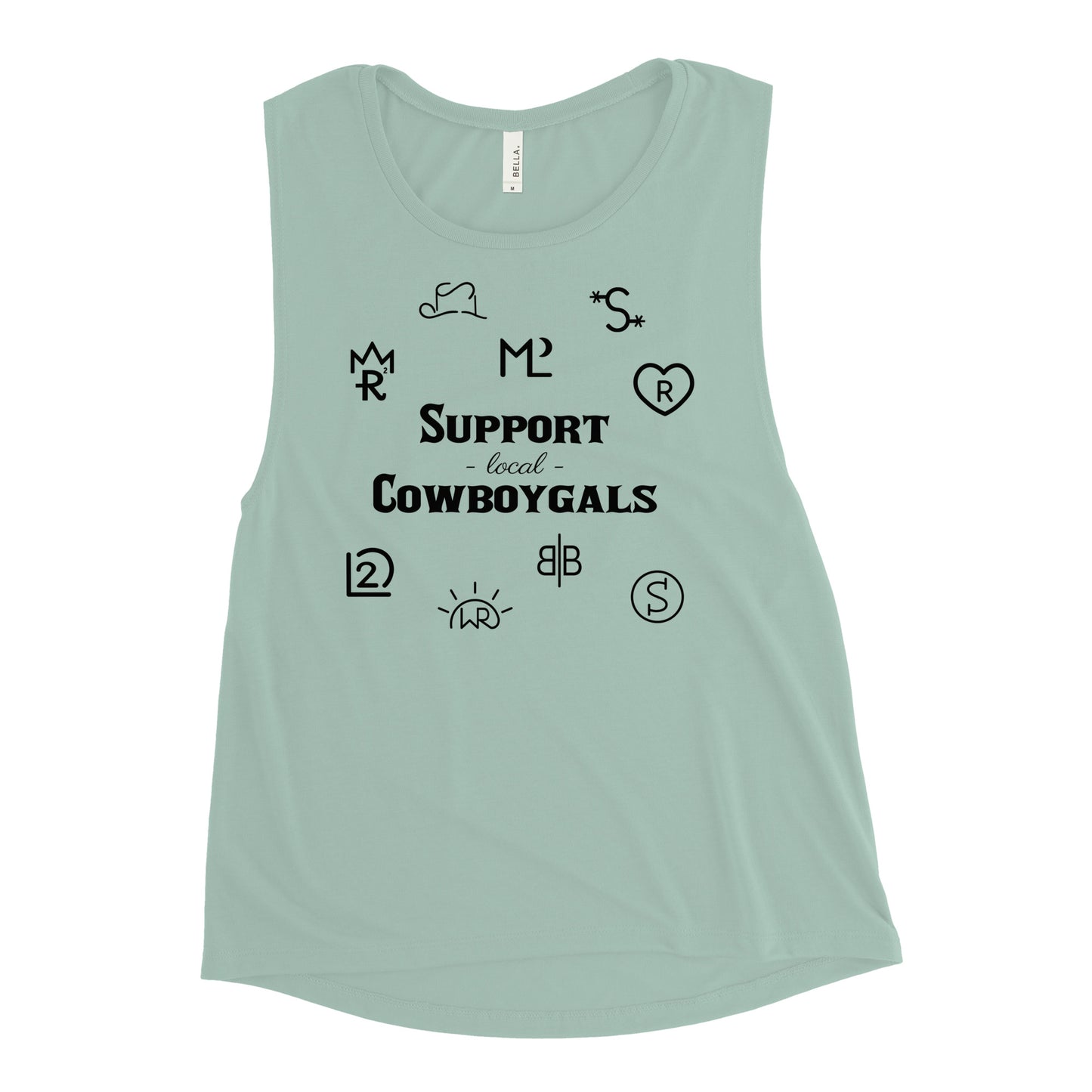 Support Local Cowboygals Muscle Tank