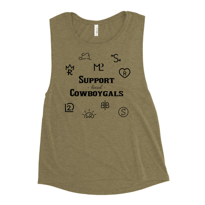 Support Local Cowboygals Muscle Tank